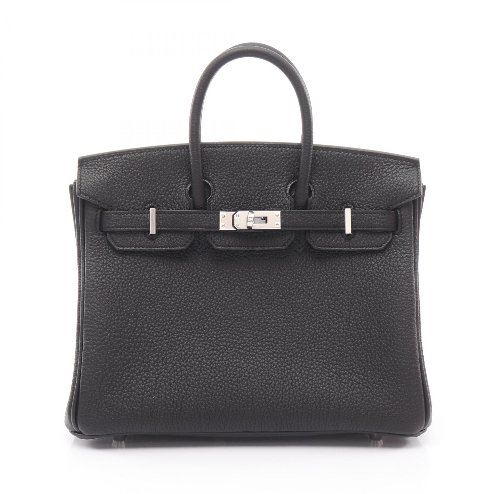 エルメス HERMES バーキン25 ハンドバッグ バッグ トゴ トゴ K刻印(2025年製造) レディース ブラック系 【中古】