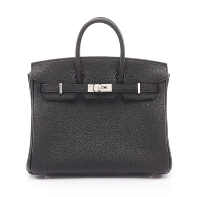 エルメス HERMES バーキン25 ハンドバッグ バッグ トゴ トゴ K刻印(2025年製造) レディース ブラック系 【中古】