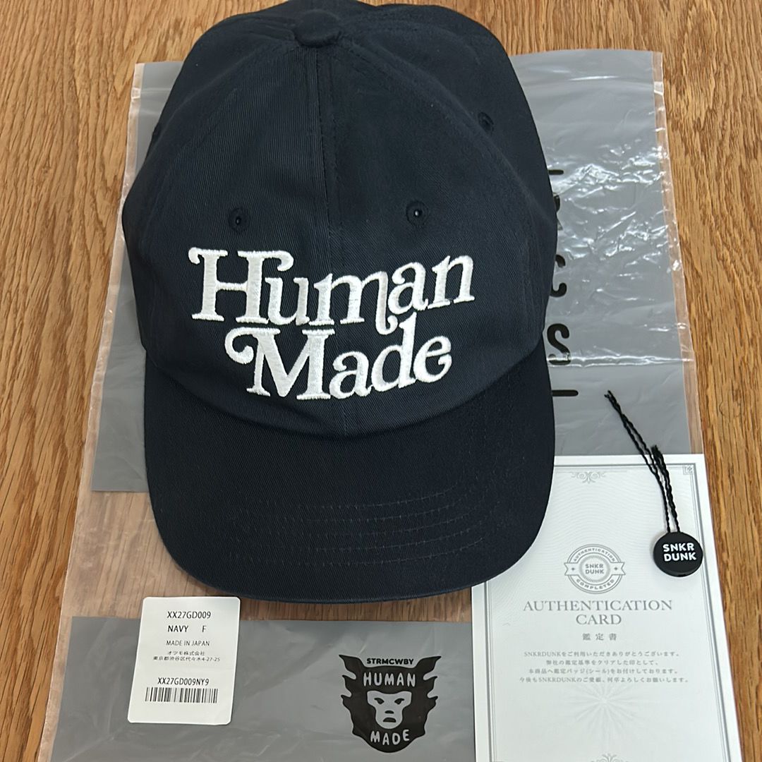HUMAN MADE 6 Panel Cap "Navy"