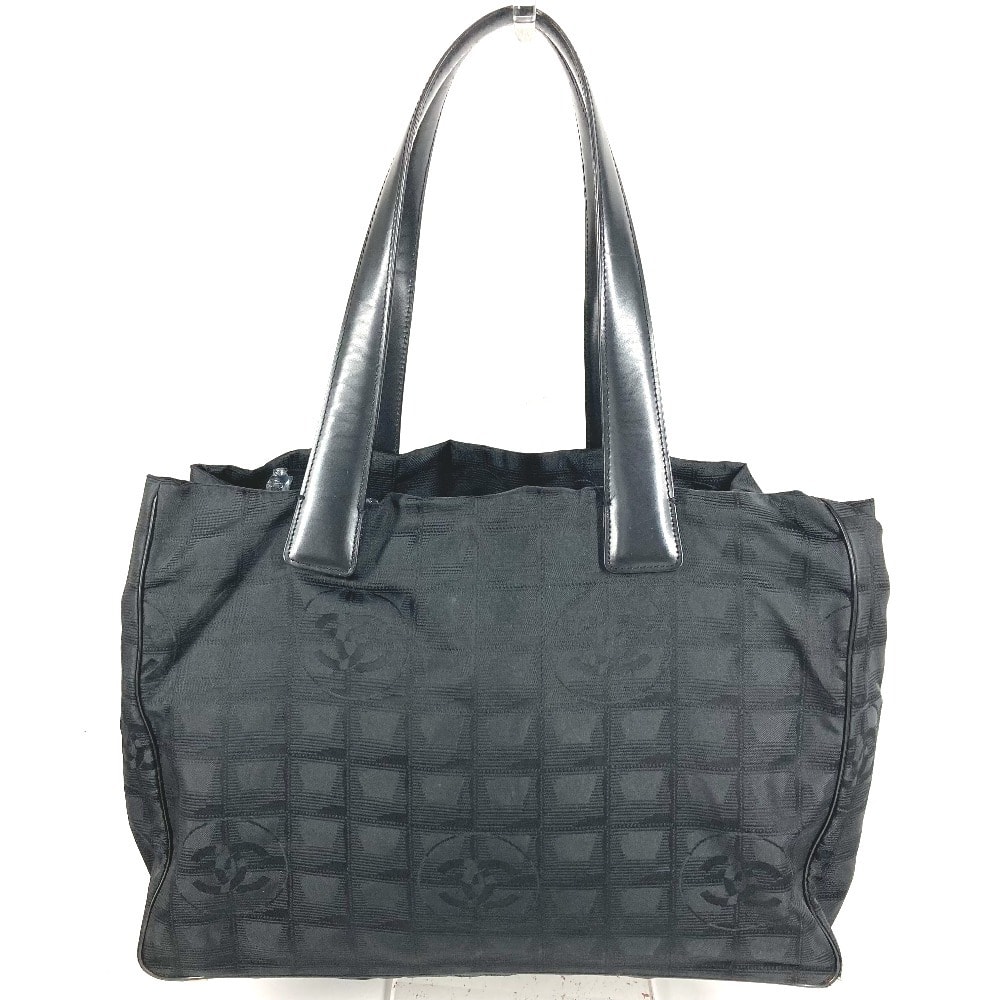 シャネル CHANEL ニュートラベルライン MM ニュートラベルラインMM A15991  CC ココマーク ロゴ ショルダーバック カバン 肩掛け トートバッグ レザー/ナイロン ブラック