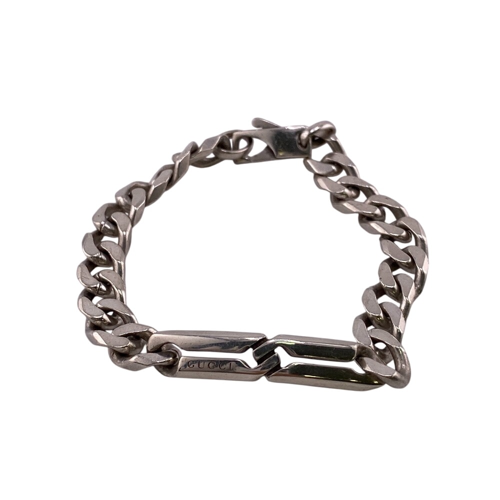 グッチ GUCCI ブレスレット ノット インフィニティ チェーンブレスレット #18 シルバー