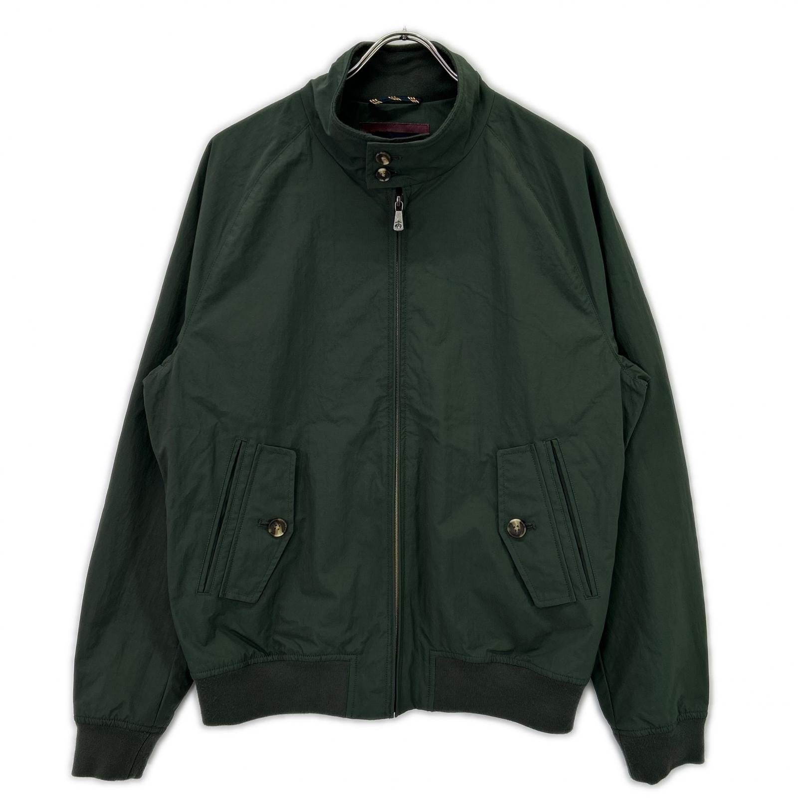 ブルックスブラザーズ 100085096 カーキ 裏地チェック ハリントンジャケット スウィングトップ M