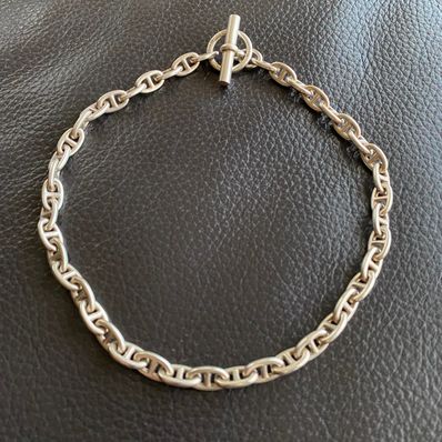 エルメス マルジェラ期 シェーヌダンクル ネックレス PM