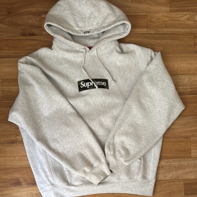 Supreme Box Logo Hooded Sweatshirt "Ash Grey" (23FW)