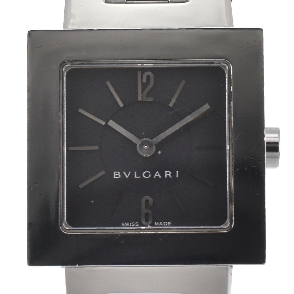 値下 ブルガリ BVLGARI SQ22SS クアドラード クォーツ レディース □#143745