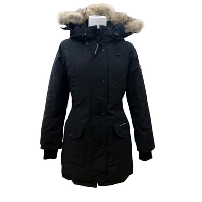 良品 カナダグース ダウンコート TRILLIUM PARKA ブラック XS