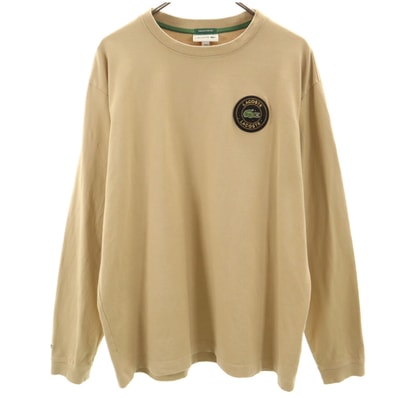 LACOSTE ラコステ 長袖 Tシャツ L ベージュ ロンT