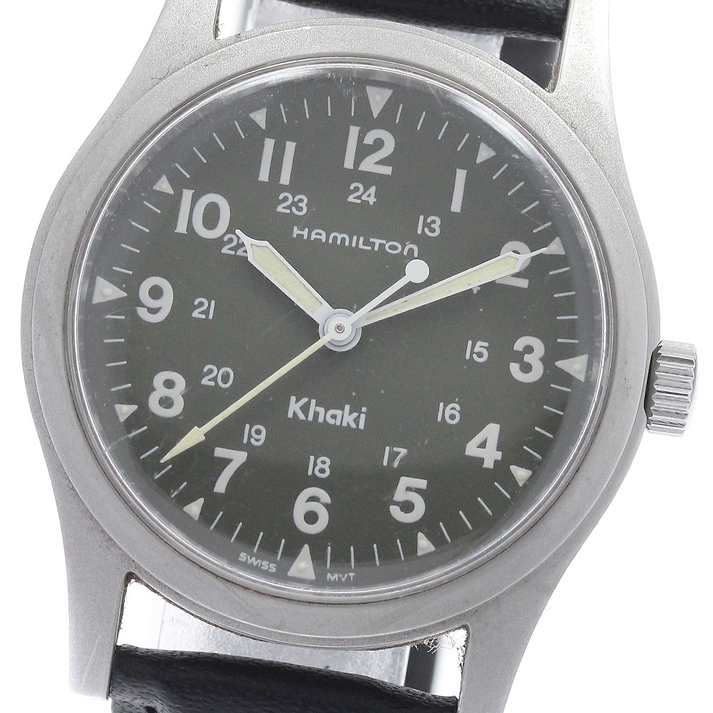 ハミルトン カーキ  9415A 手巻き ボーイズ 【中古】