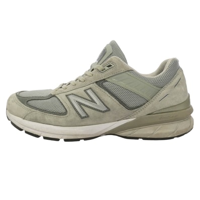 NEW BALANCE ニューバランス M990GL5 990V5 Gray グレー スエード メッシュ ローカット スニーカー グレー系 29cm【中古】