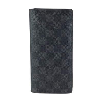 LOUIS VUITTON ルイヴィトン ダミエ グラフィット ポルトフォイユ ブラザ ブラック 黒 シルバー金具 PVC 長財布 ロングウォレット 602898 【中古】