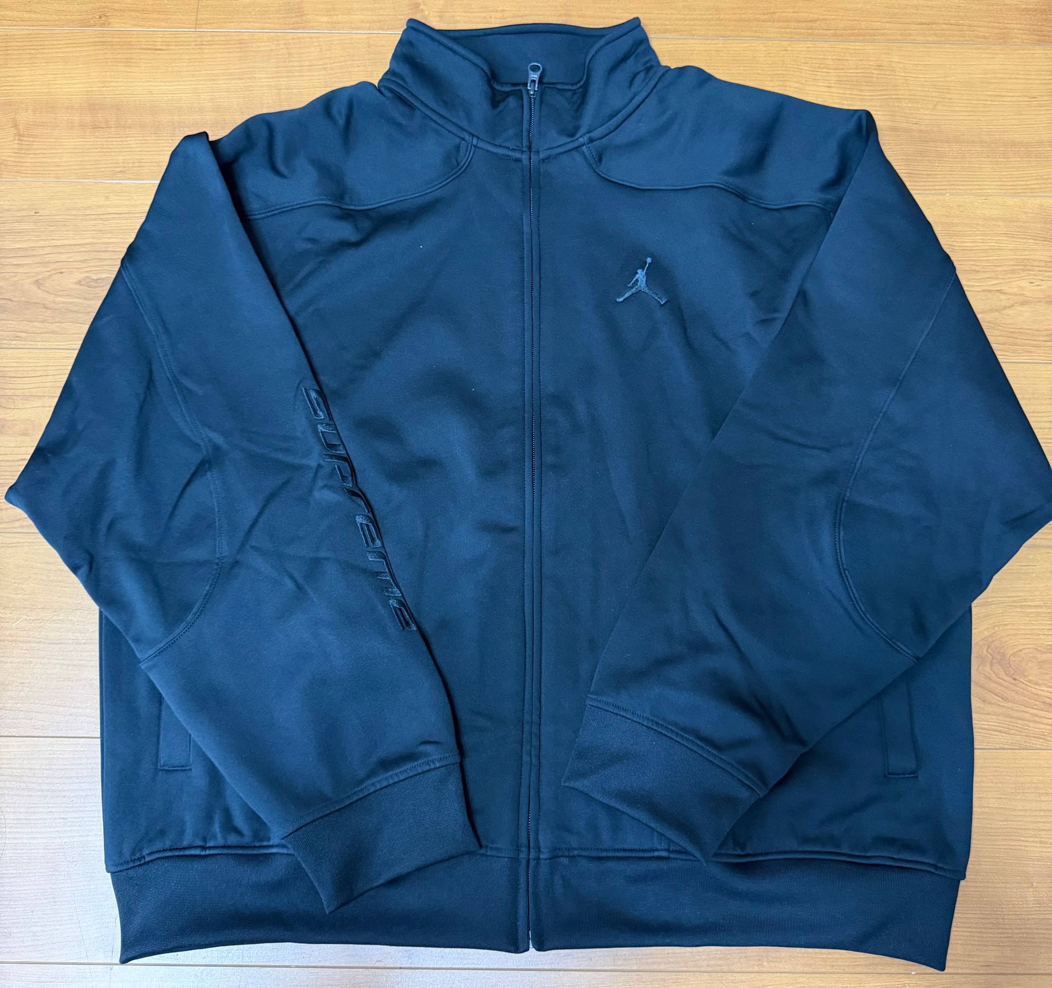 Supreme x Jordan Tricot Track Jacket "Black"