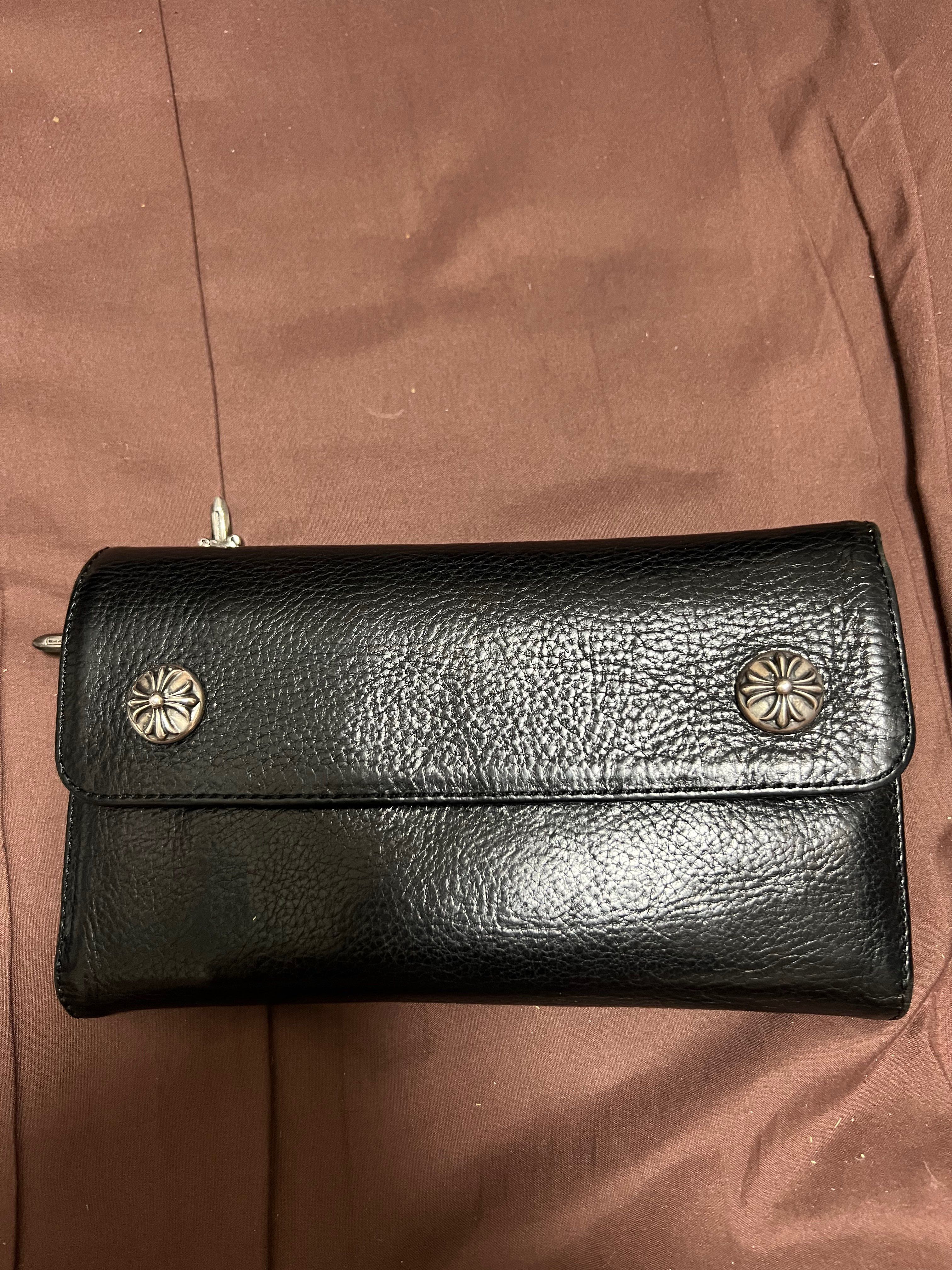 Chrome Hearts Wave Wallet Leather "Black"