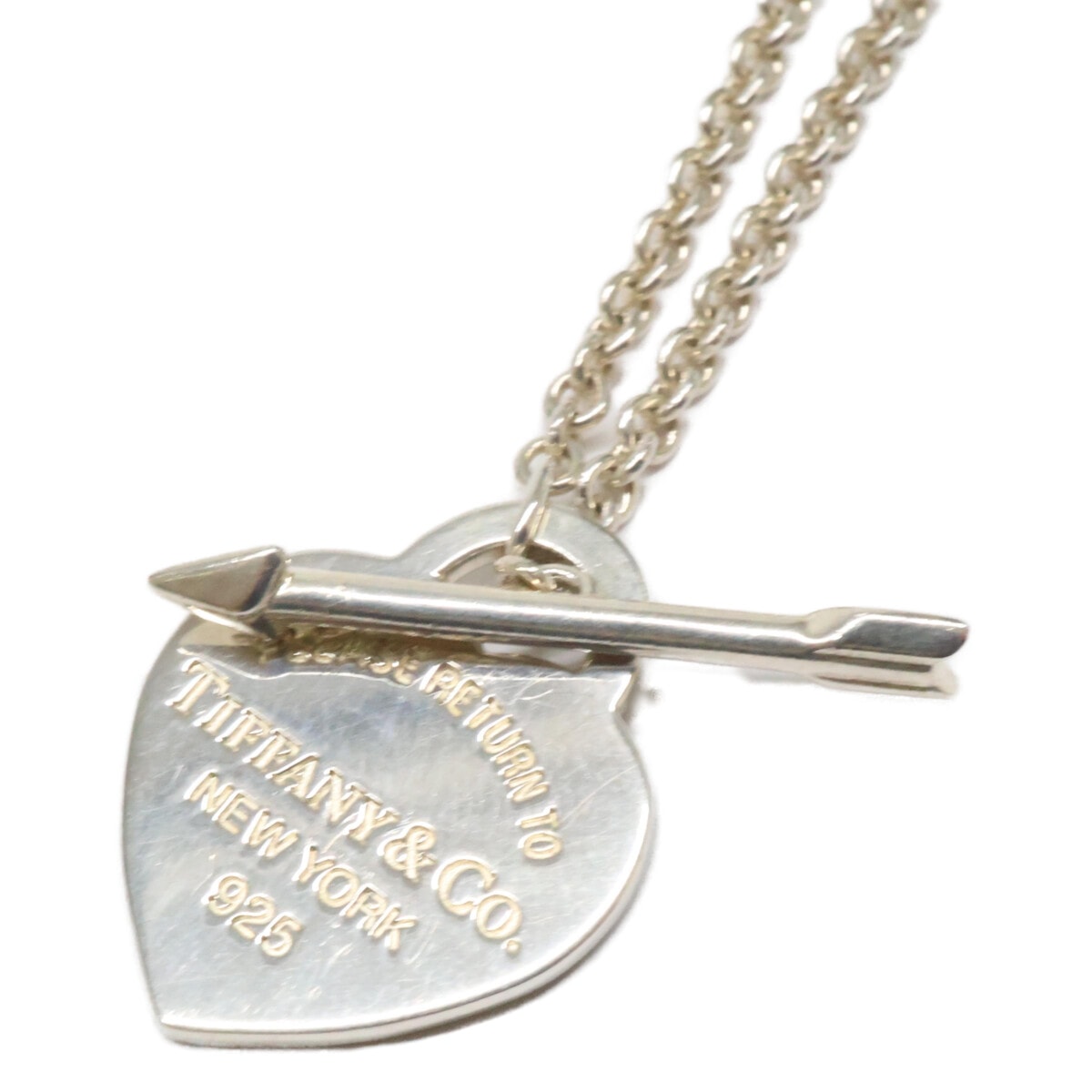 ティファニー 【美品】Ag925 リターン トゥ ティファニー ラブストラック ハート タグ ペンダント