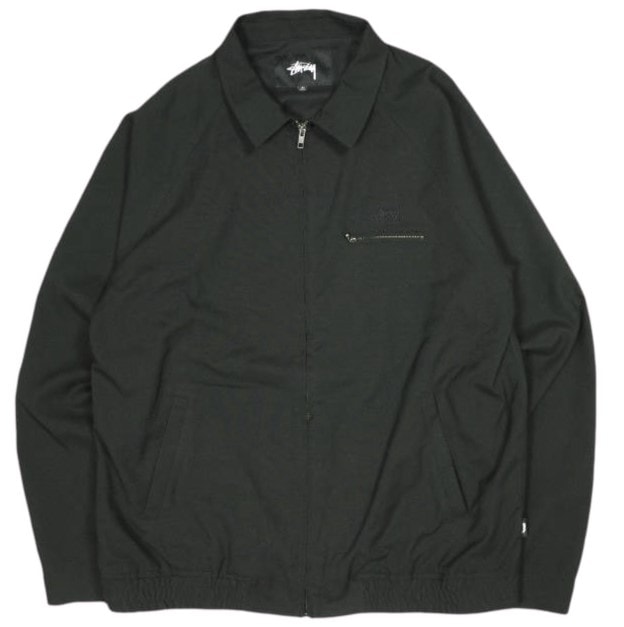 STUSSY ステューシー Bryan Jacket ブライアンジャケット XL BLACK スイングトップ アウター s18676