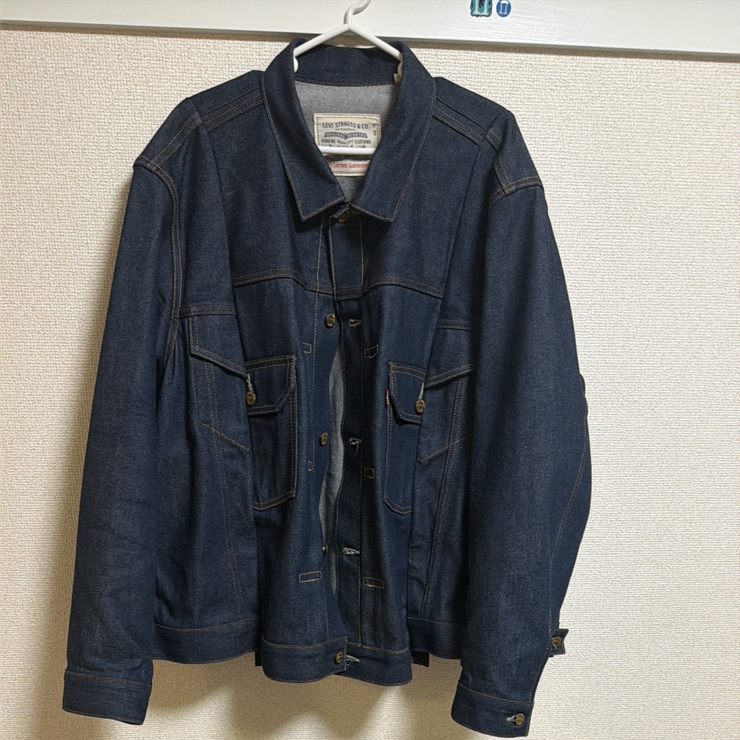 sacai x LEVI'S Men's Denim Jacket "Indigo" 25-03708M / 0035I-0000