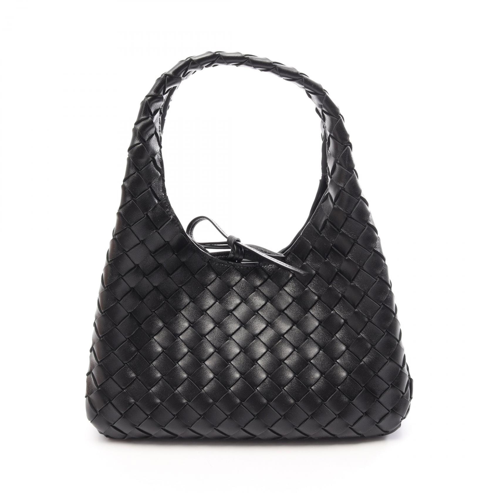 ボッテガヴェネタ BOTTEGA VENETA スモール カンパーナ ハンドバッグ バッグ レザー レディース ブラック系 854248V4SC01019 【新品】