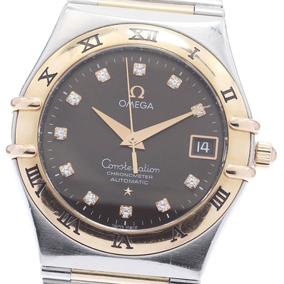 オメガ コンステレーション 11Pダイヤ 1301.60 メンズ 【中古】