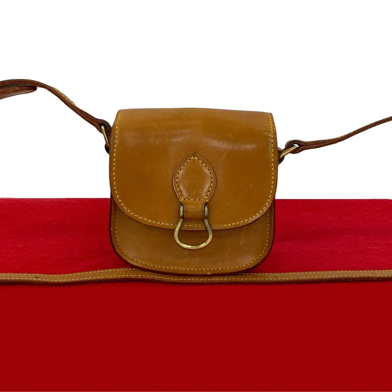 LOUIS VUITTON ルイヴィトン ミニ ミニ サンクルー レザー ショルダーバッグ ブラウン
 26101