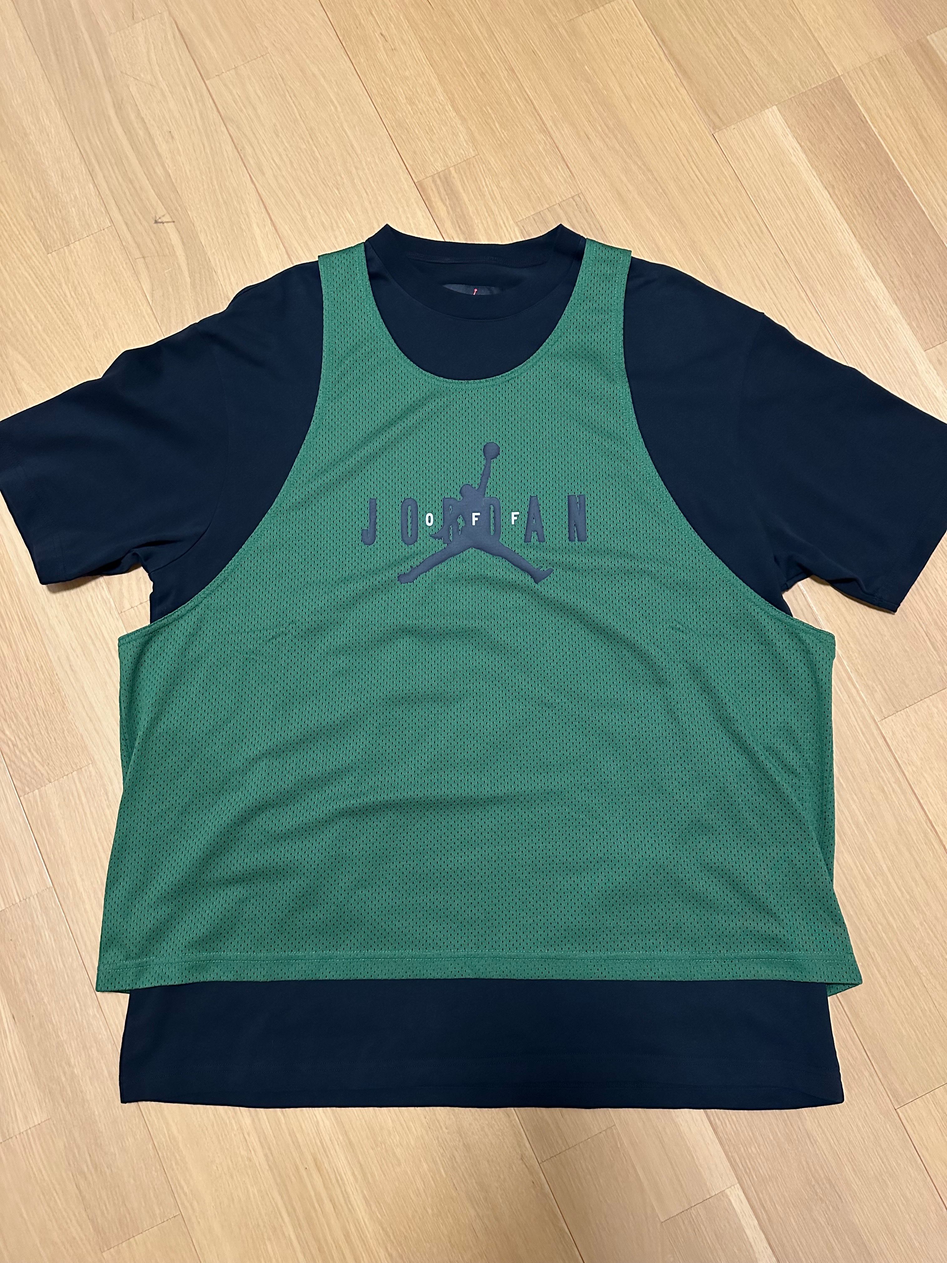 Air Jordan Off-WhiteTM️ Men's Short Sleeve Top "Green"