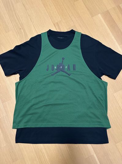 Air Jordan Off-WhiteTM️ Men's Short Sleeve Top "Green"