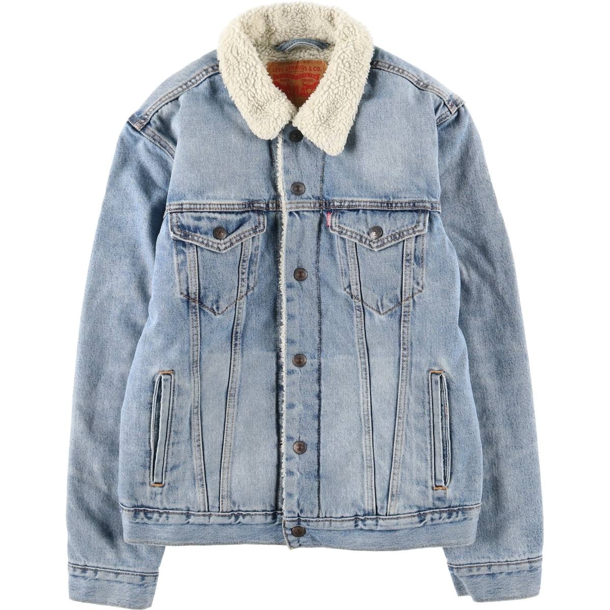 古着 リーバイス Levi's 中綿入り デニムボアジャケット メンズM相当/eaa615612