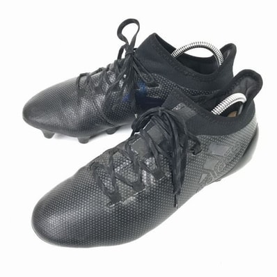adidas/アディダス★天然芝・ロングパイル人工芝グラウンド対応/エックス/サッカーシューズ/フットサル【24.5/黒】スパイク◆J-124