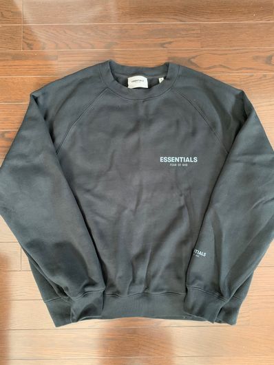 FEAR OF GOD ESSENTIALS PULLOVER CREWNECK "Stretch Limo"