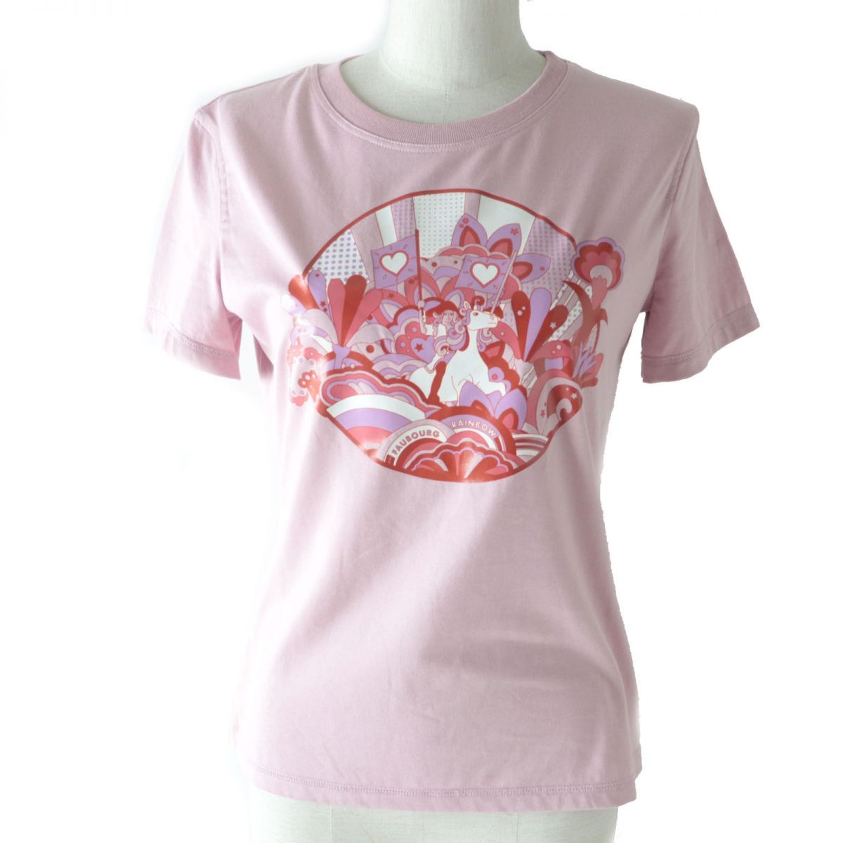 【ドンドン見直し】エルメス 半袖Ｔシャツ ピンク レディース 36