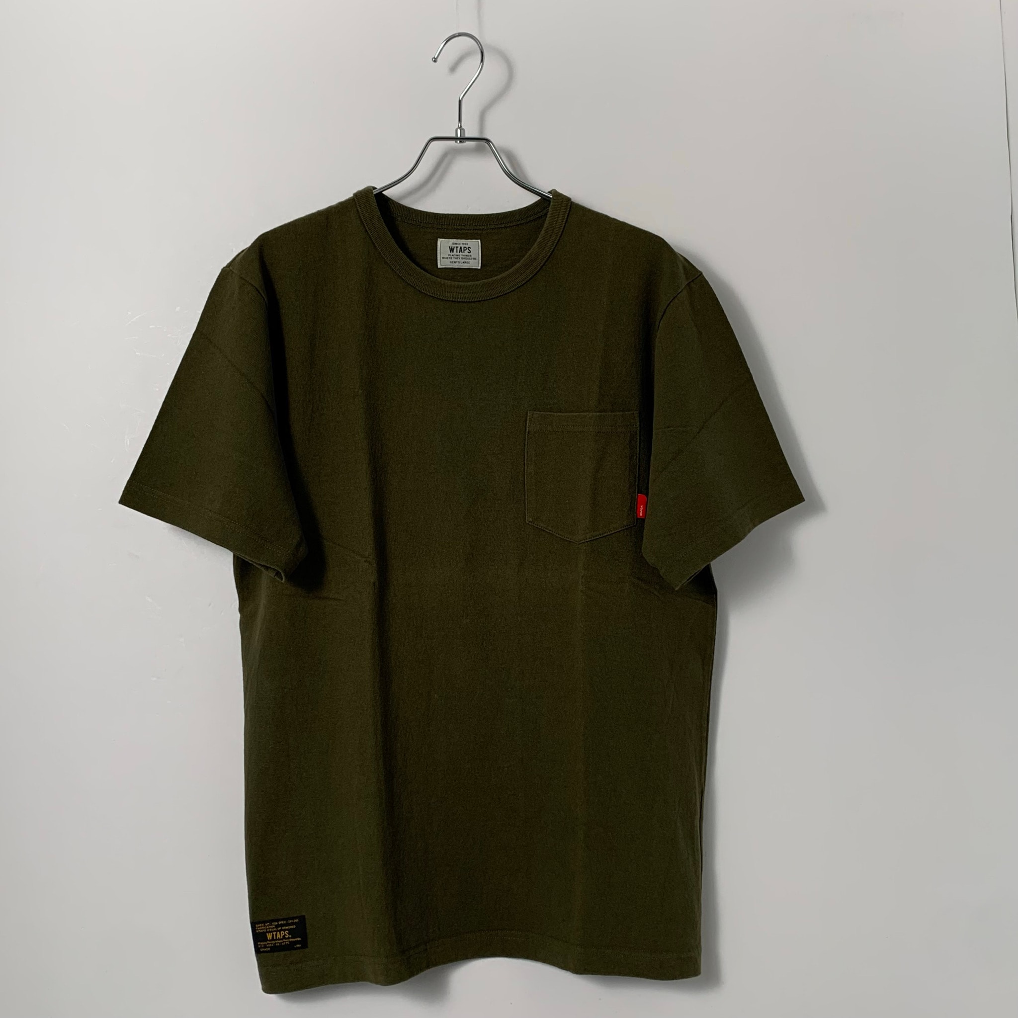 WTAPS Short Sleeve Pocket T-shirt  Khaki