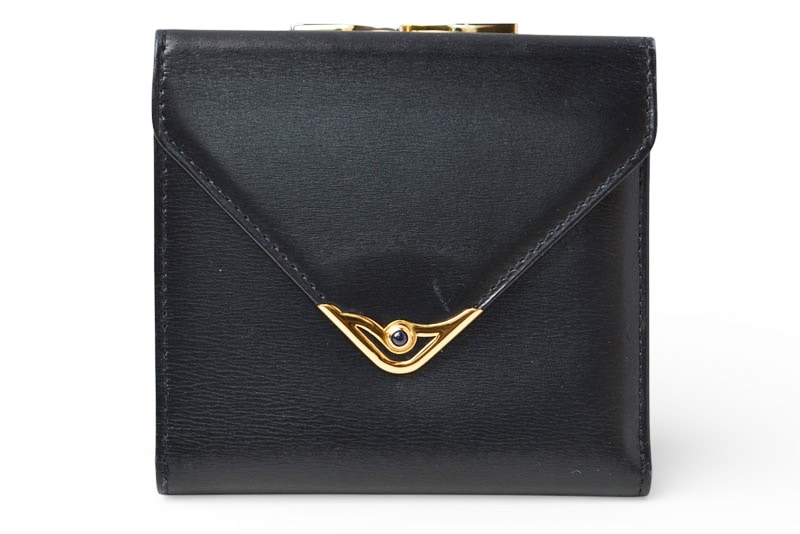 カルティエ サファイア二つ折り財布 ユニセックス