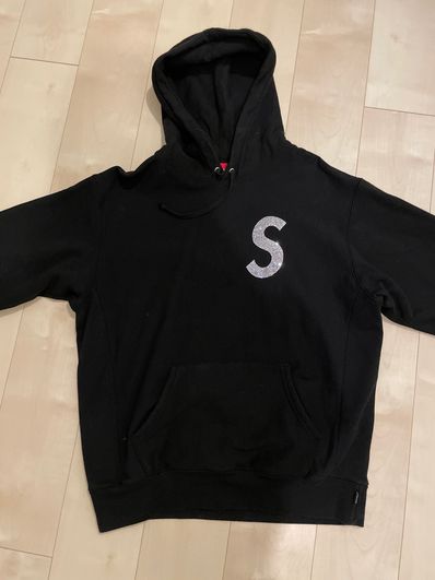 Supreme Swarovski® S Logo Hooded Sweatshirt "Black"