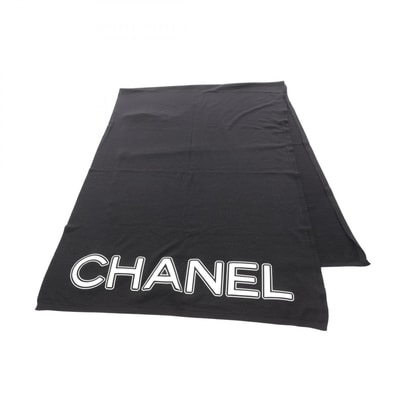 シャネル CHANEL マフラー 衣料品 ウール レディース ブラック系 【中古】