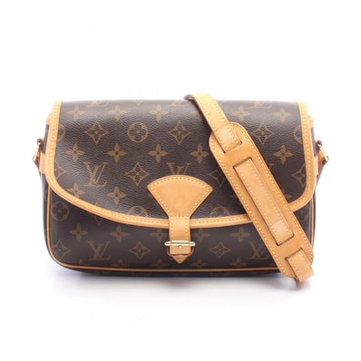 ルイ・ヴィトン LOUIS VUITTON ソローニュ ショルダーバッグ バッグ PVCコーティングキャンバス レザー モノグラム レディース ブラウン系 M42250 【中古】