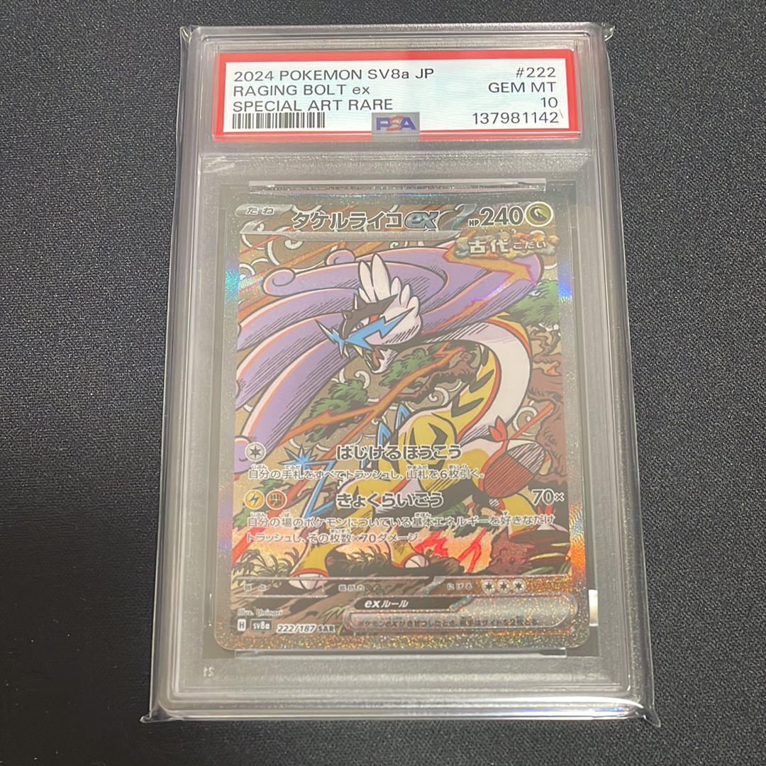 タケルライコex SAR [SV8a 222/187](ハイクラスパック「テラスタルフェスex」)
