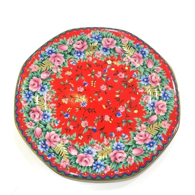 ケンゾー KENZO Aito アイトー ヴィンテージ・ホーム 花柄 キッチン用品 食器 プレート お皿 陶器 レッド