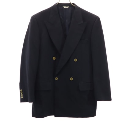 GIVENCHY ジバンシィ 90s オールド ダブル テーラードジャケット 濃紺