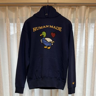 HUMAN MADE DUCK HOODIE "Navy"