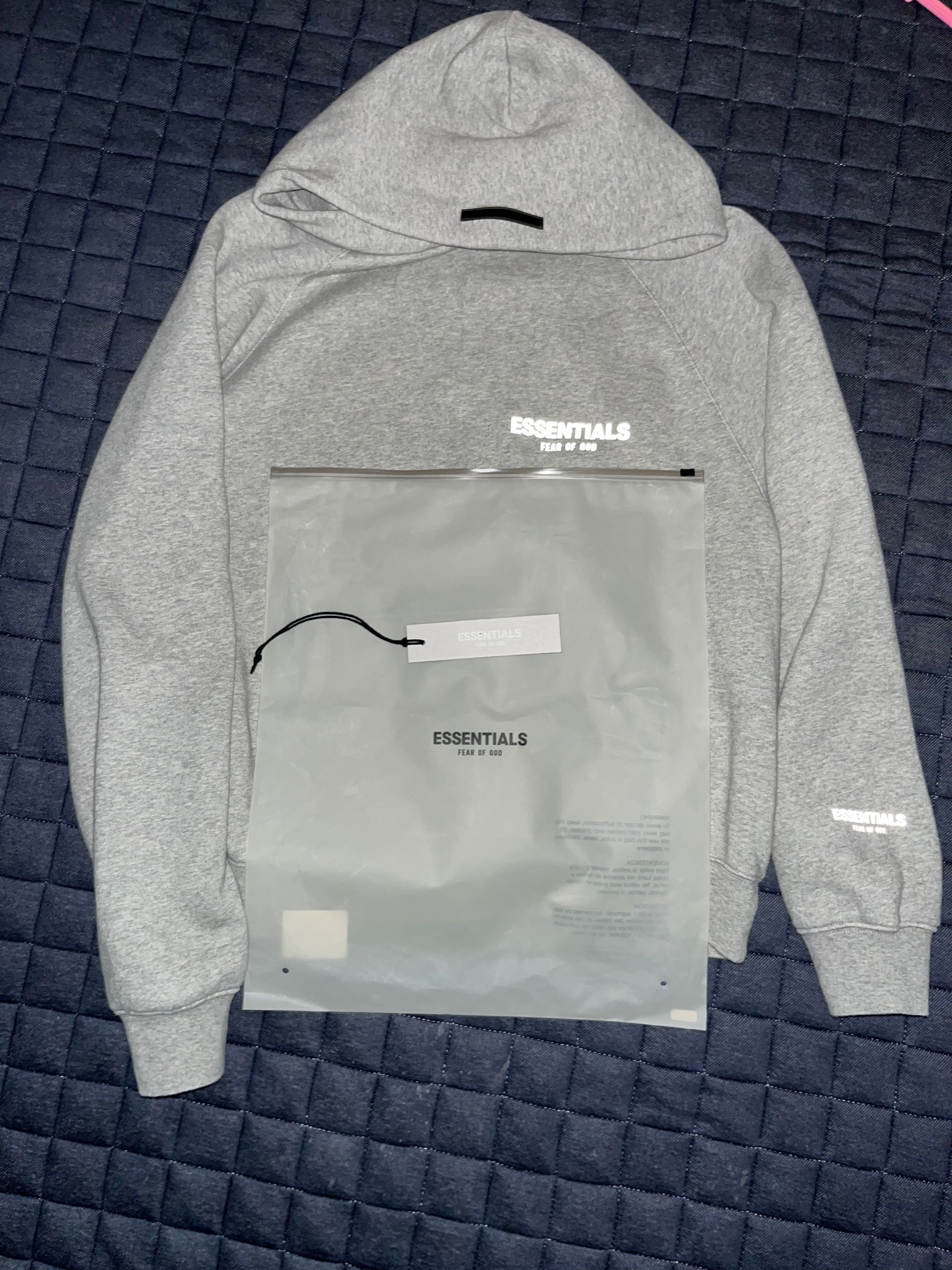 FEAR OF GOD ESSENTIALS PULLOVER HOODIE "Dark Heather Oatmeal"