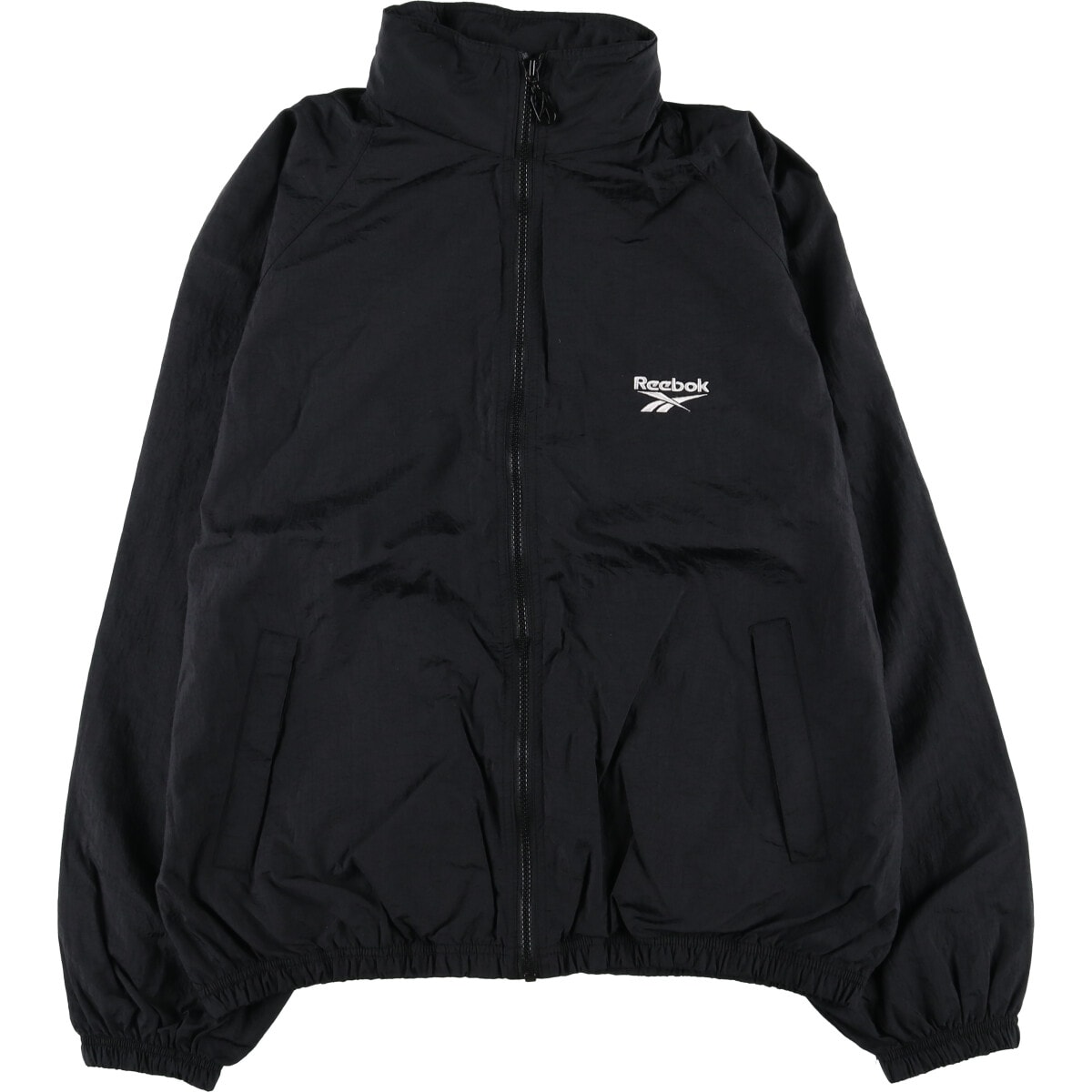 古着 00年代 リーボック Reebok バックロゴ ナイロンジャケット メンズM相当/eaa522644