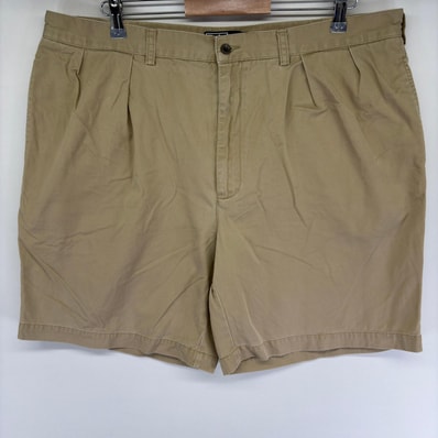 古着 ポロバイラルフローレン Polo by Ralph Lauren パンツ ハーフ ショート ワンポイントロゴ ポロチノ w40 ベージュ系 メンズ