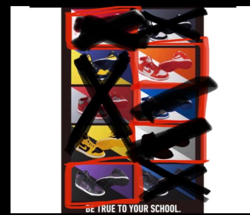 PREMIUM BANDAI × NIKE DUNK HIGH miniature collection Michigan "Navy/Yellow" (48mm×25mm)