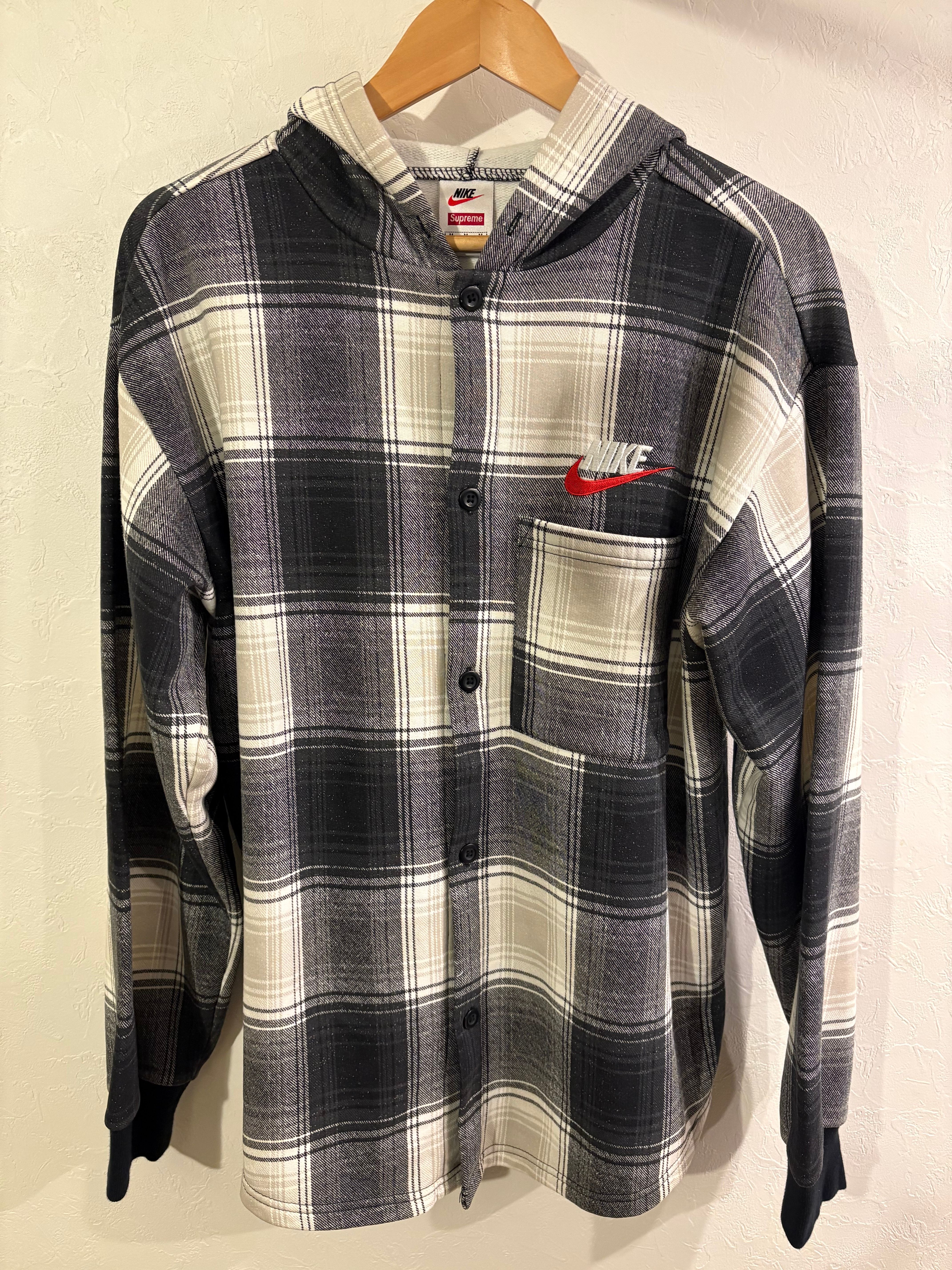 Supreme / NIKE® Hooded Sweatshirt "Black"