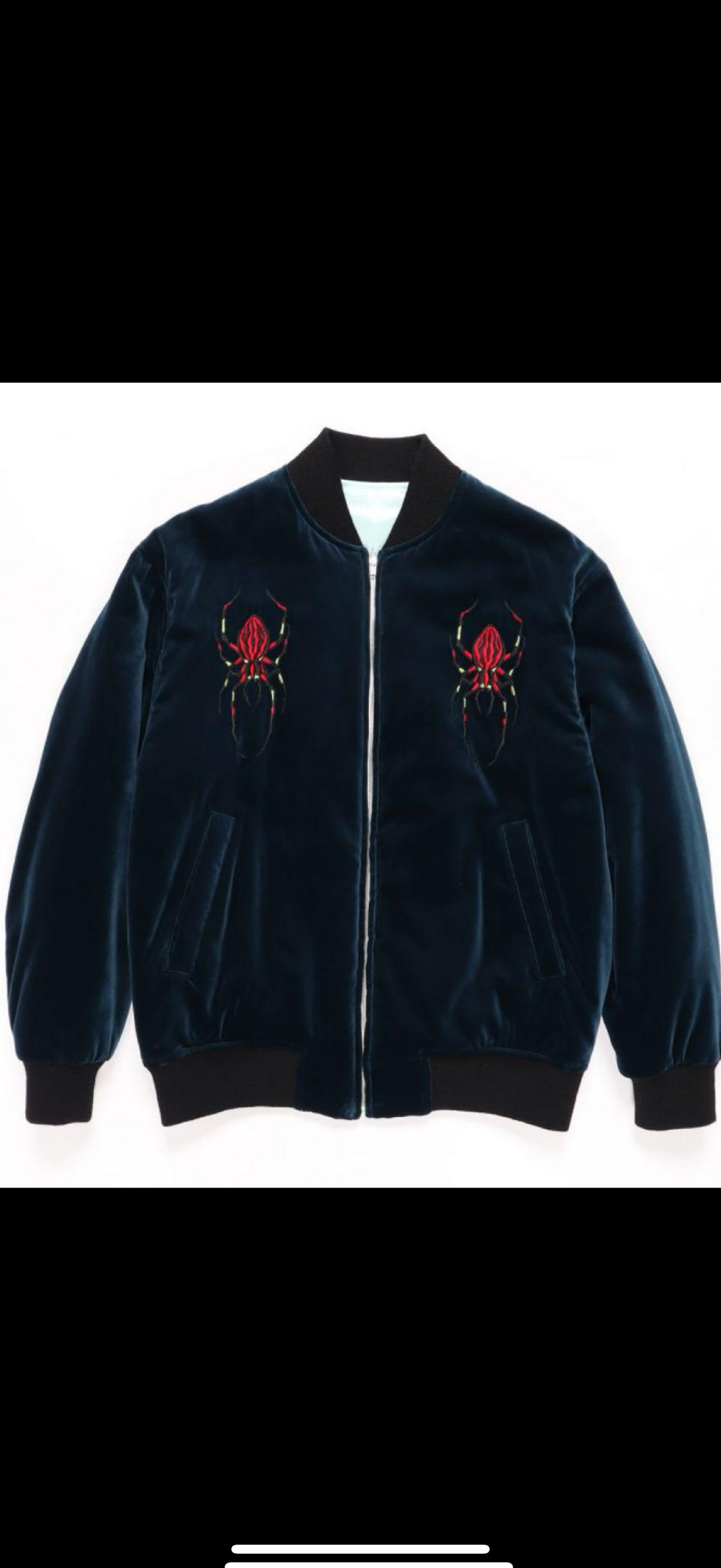 WACKO MARIA Wolf`s Head / Reversible Ska Jacket "Dark Blue Mint"