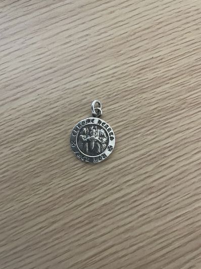Chrome Hearts Angel Medal Charm Fuck You "Silver"