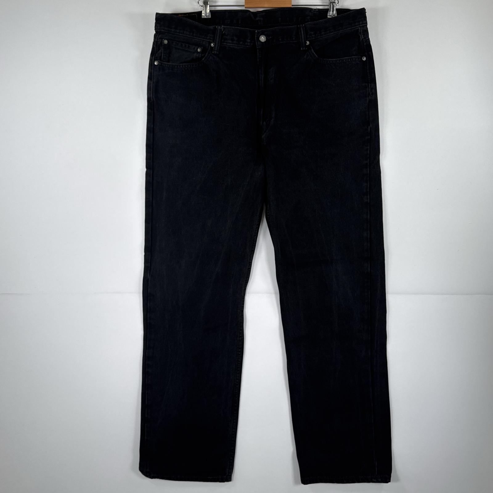 古着 リーバイス Levi's デニムパンツ 505 ジーパン ストレート 大きいサイズ ジップフライ ジーンズ ビッグサイズ w44 L36 ブラック メンズ