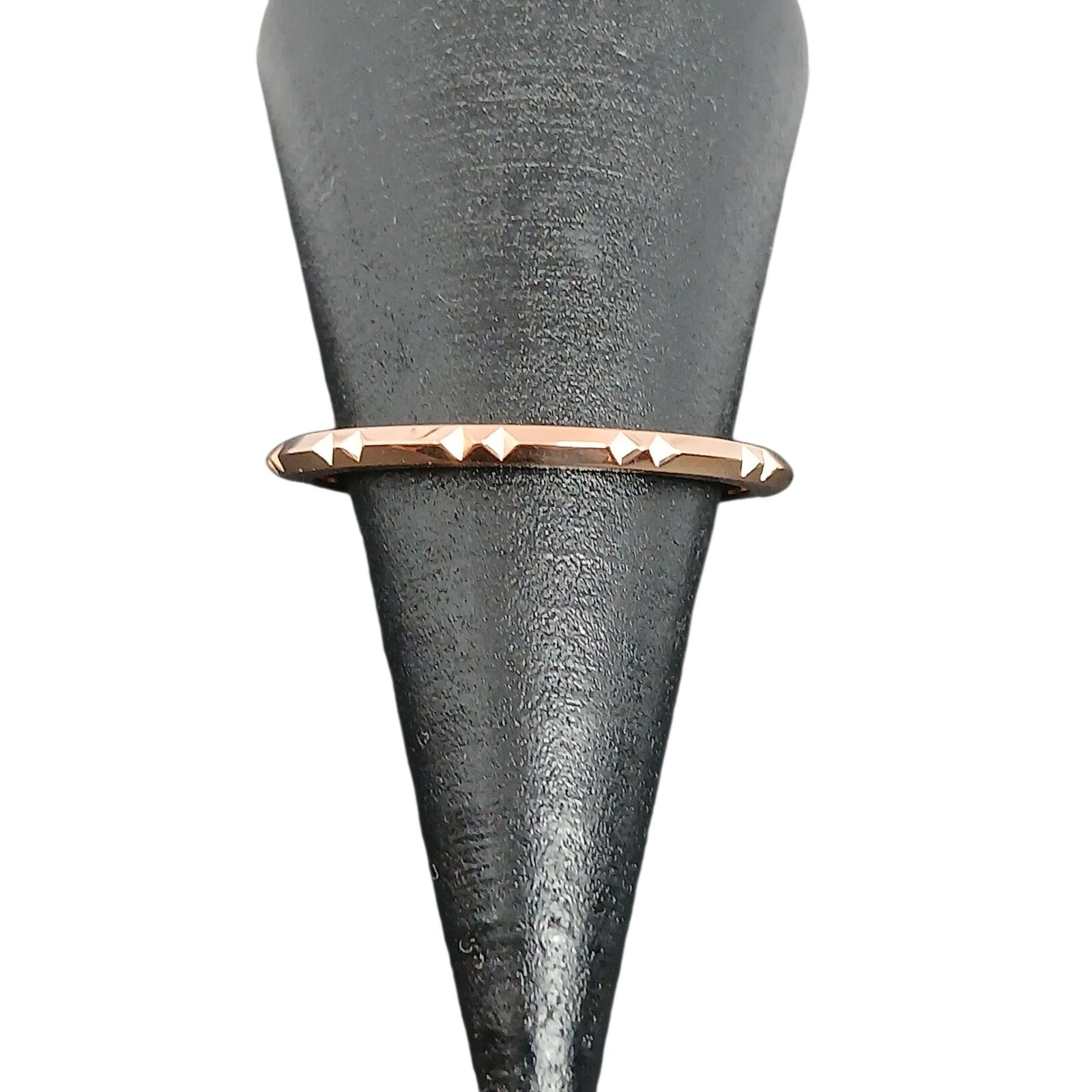 TIFFANY&Co. ティファニー T トゥルー バンド 750PG リング・指輪 K18ピンクゴールド  レディース【中古】