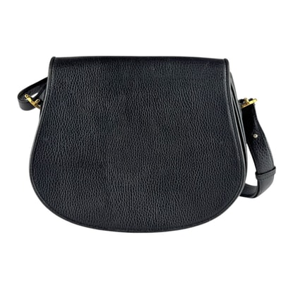 カルティエ CARTIER ショルダーバッグ マストライン レザー ブラック ゴールド レディース【中古】 z9344