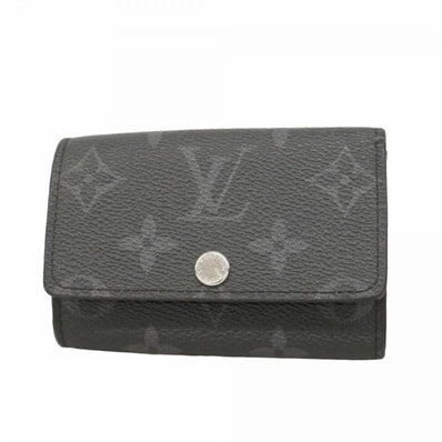 ★SALE【6db1017-k】ルイヴィトン キーケース モノグラム・エクリプス ミュルティクレ6 M82603 ブラック【中古】メンズ