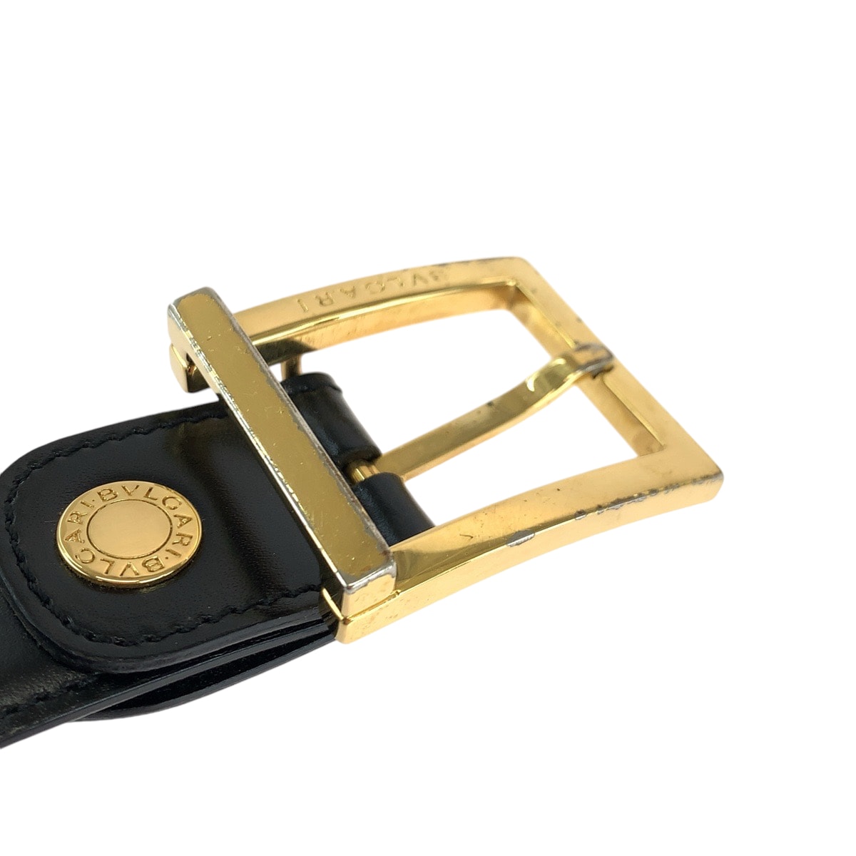 B (目立った傷や汚れなし)】BVLGARI ブルガリ スクエアバックル