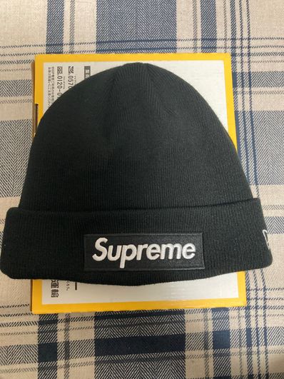 Supreme New Era® Box Logo Beanie "Black" (21FW)